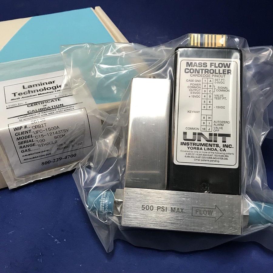 Used Unit UFC-1500A, MFC, Mass Flow Controller, SIH2CL2, 100 SCCM, Refurbished