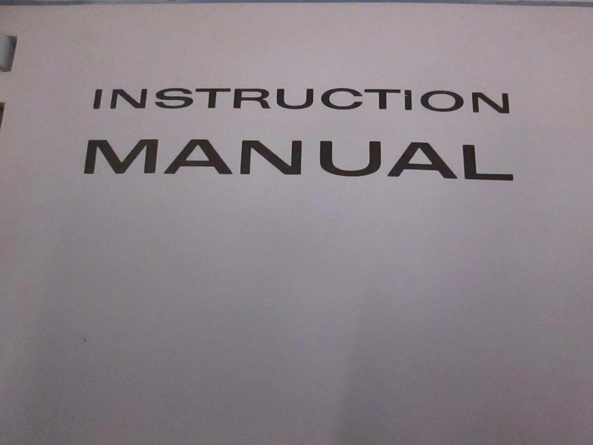 Used Tectronix Type 2A63 Plug-In Instruction Manual, Used