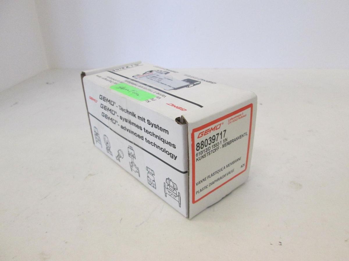 Used Gemu, Diaphragm Valve, 88039717, New