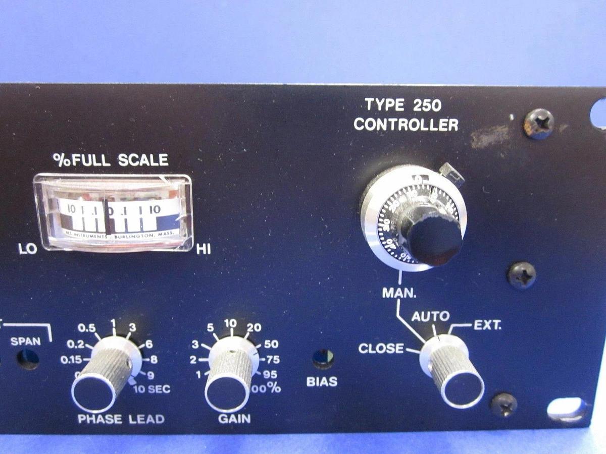 Used MKS Type 250l Controller, 250-1-A,10-0-10 % Full Scale