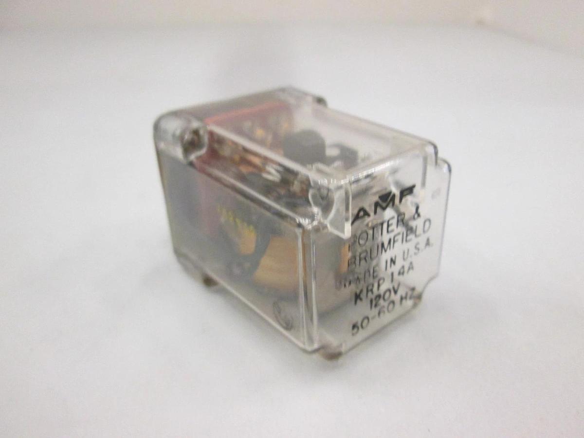 Used Potter & Brumfield, KRP14A, 120V Relay, Used