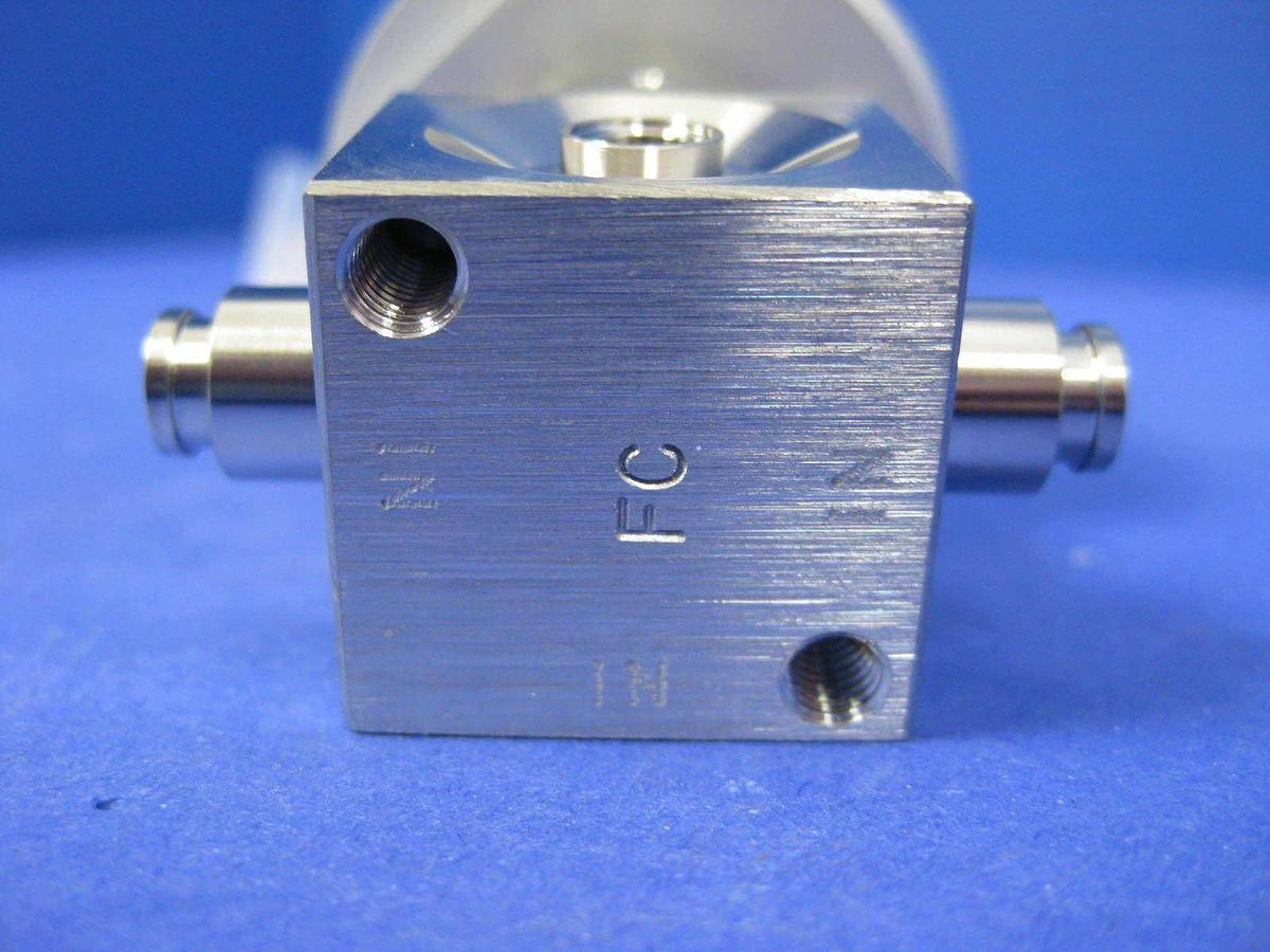 Parker Ewal SS Diaphragm Valve for Semi-Gas, 4 Ports, 1/4" Tube Stub, Lot of 3
