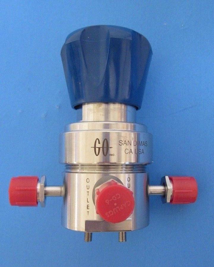 GO Inc. Regulator PR5-1B21D5E121, High Flow, 3 Port w/ Gauge - LOT of 6 NEW