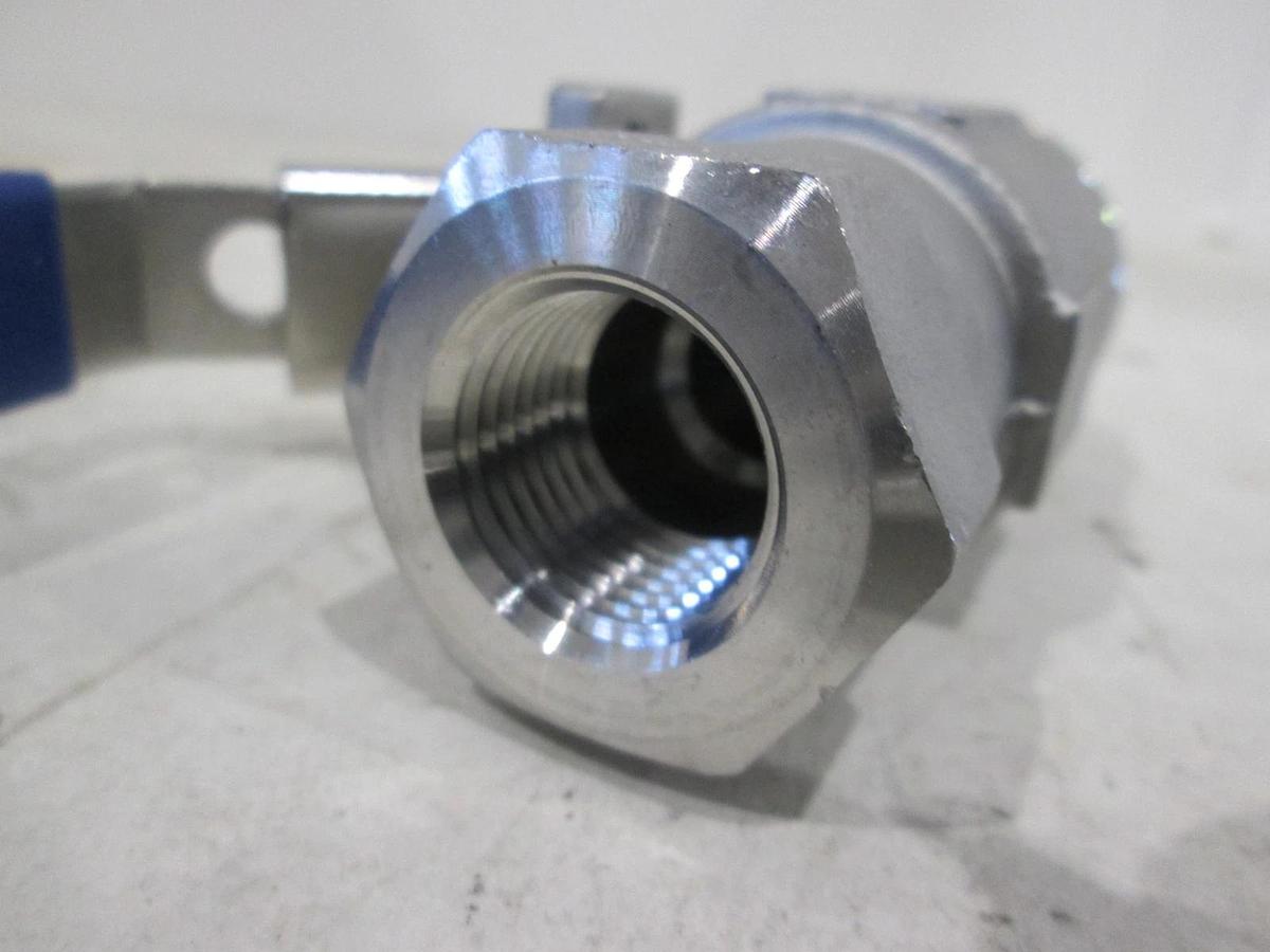 Titan, Ball Valve, 1/2" CF8M, Class 1500, 3600 WOG, New