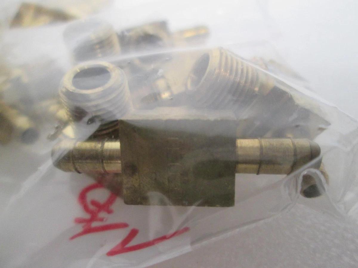 3 Way Valve Fitting, Brass, 206-037, New. Lot of 21
