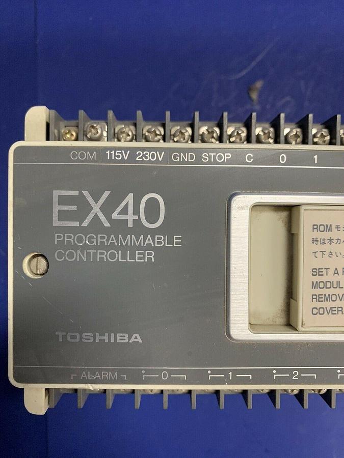 Used Toshiba EX40*MCDB3 Programmable Controller Expansion Module, Used
