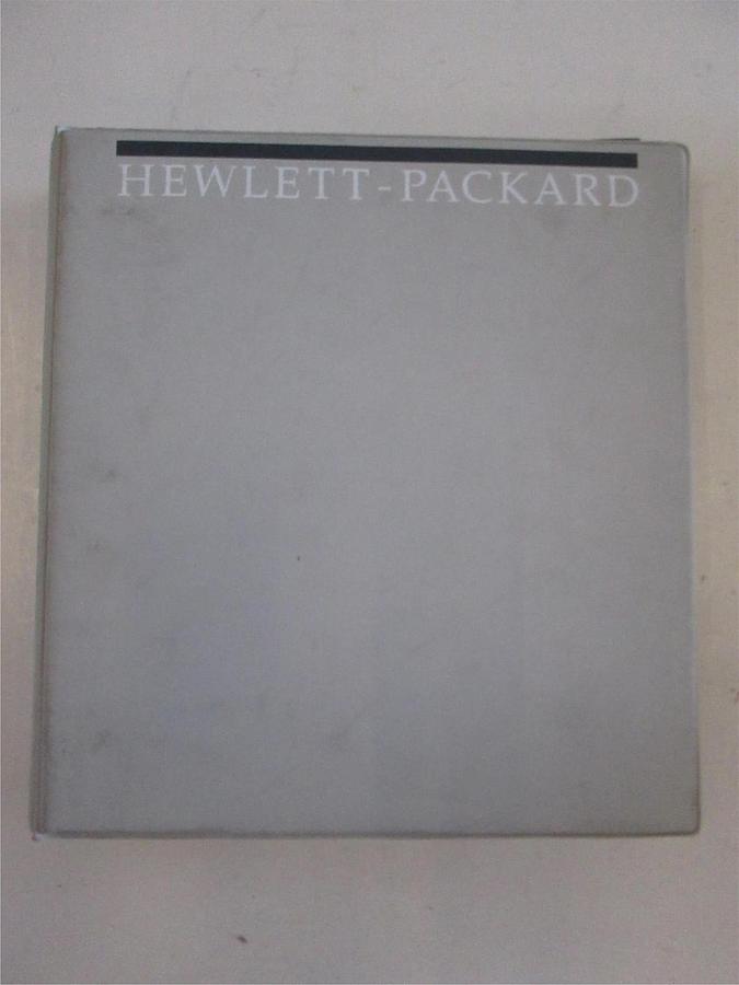 Used HP 3563A Control Systems Analyzer, Programming Manual, Used