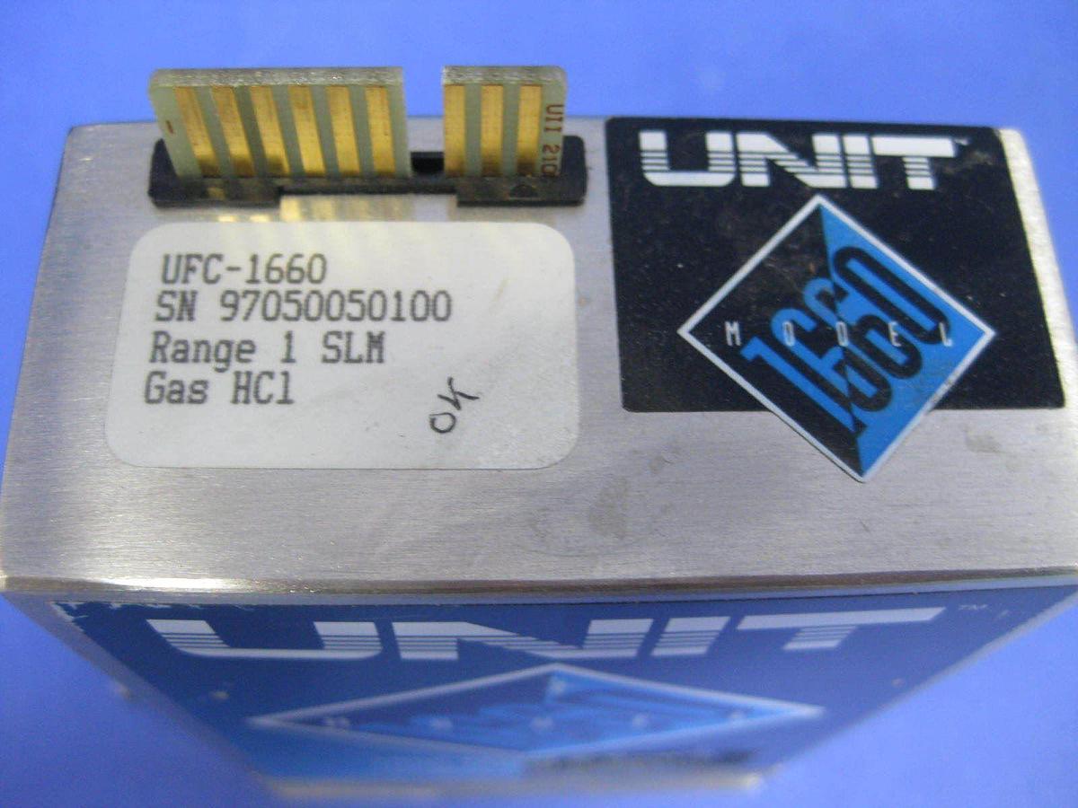 Used UNIT UFC-1660 Mass Flow Controller, HCl, 1 SLM, Used