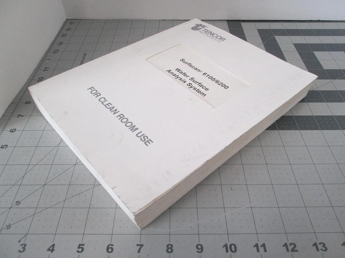 Used Tencor, Surfscan 6100/6200, Wafer Surface Analysis System Manual, Version 3,Used