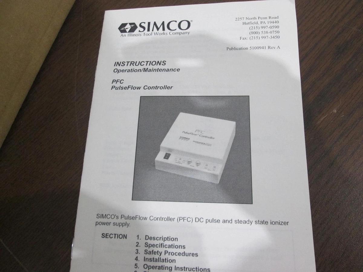 Used Richmond, PulseFlow, PFC20, Controller w/ Cable and Instructions, New