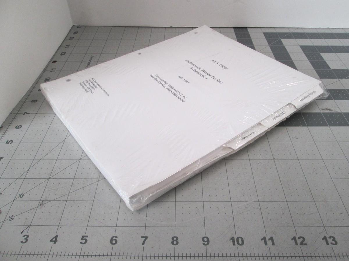 Used KLA, 1007, Automatic Wafer Prober Manual, 990-800192-99, New