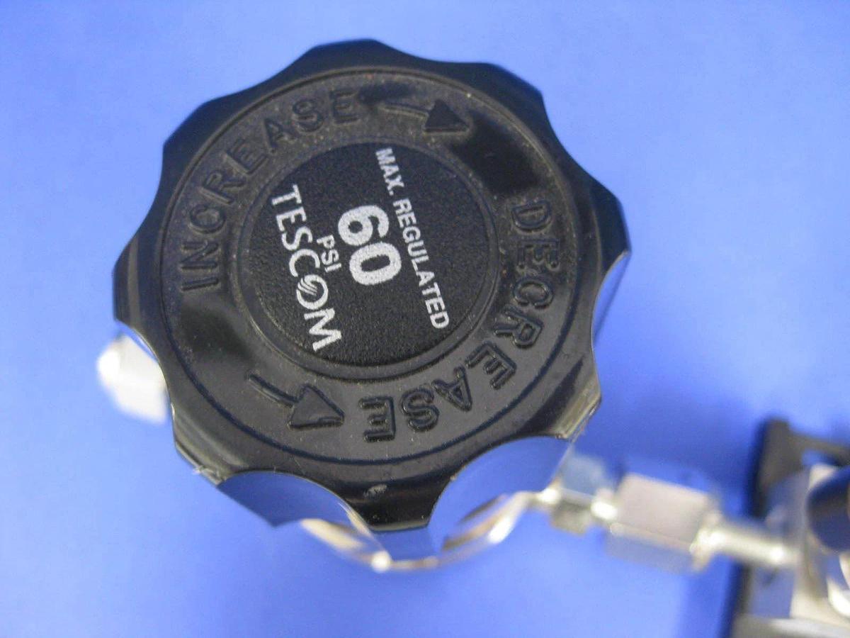 Used Tescom 74-2461KA420-037 Pressure Regulator Assy w/ Aptech AP32625SM, Used