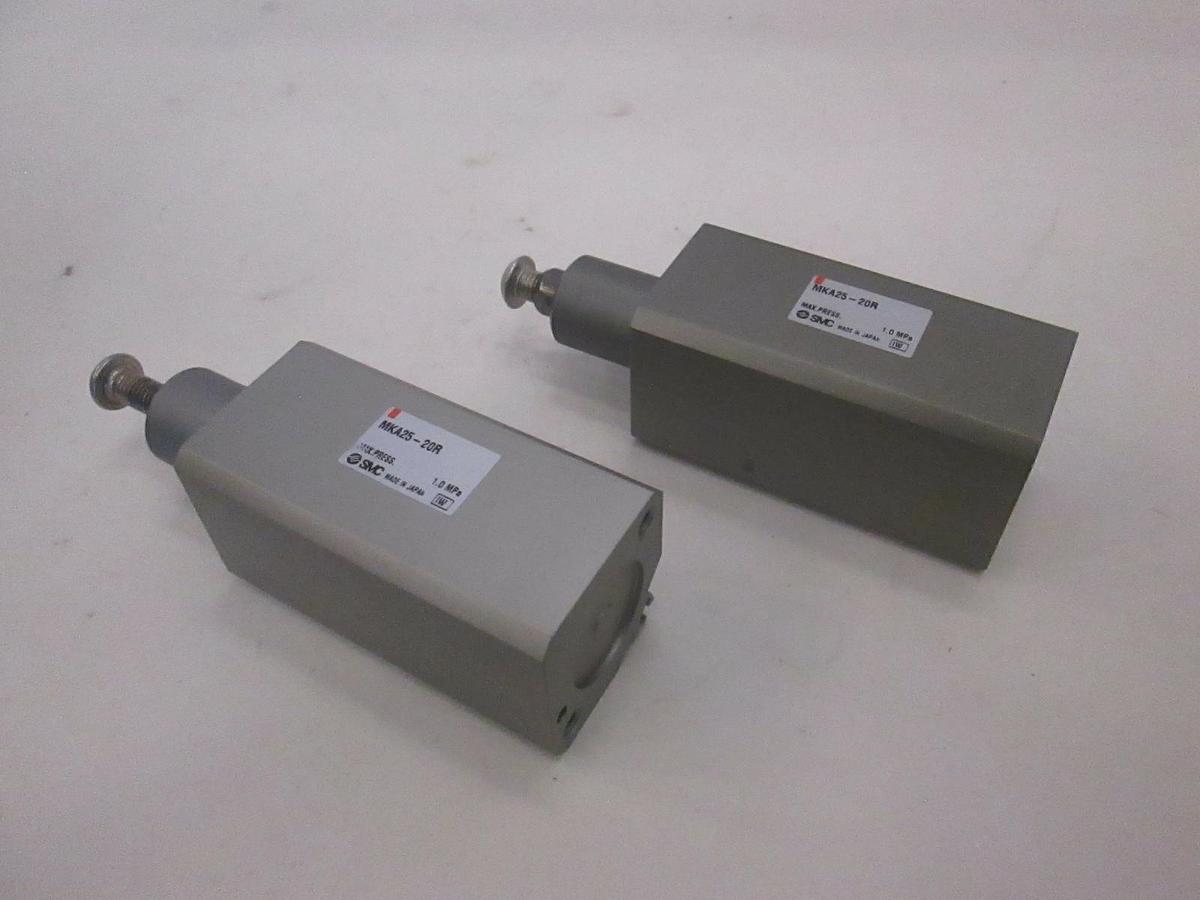 Used SMC, Rotary Cylinder, MKA25-20R, Used, Lot of 2