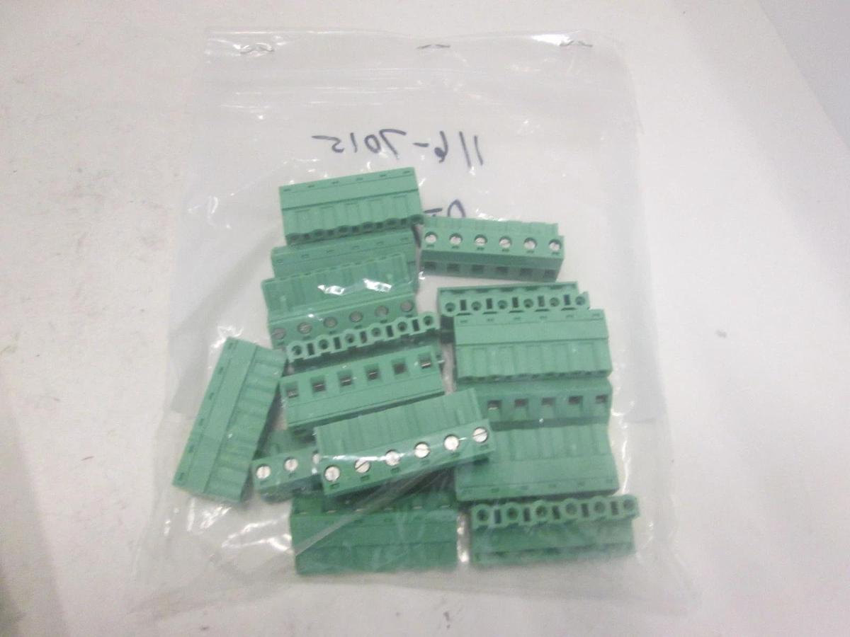 Phoenix Contact, CONN,RCPT,PWR,PHNX,STR,6/C, New, Lot of 15