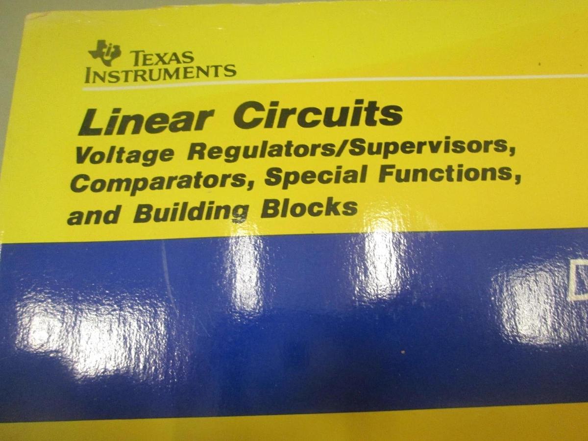 Used Texas Instruments, Linear Circuits, Data Book Volume 3, Used