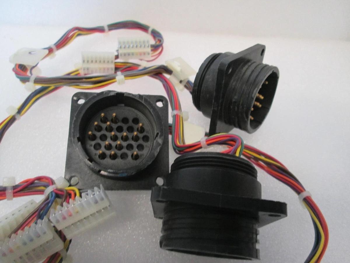Used AMP, 206438-1, Circular Connector w/ Connector Attachment, Used, Lot of 3