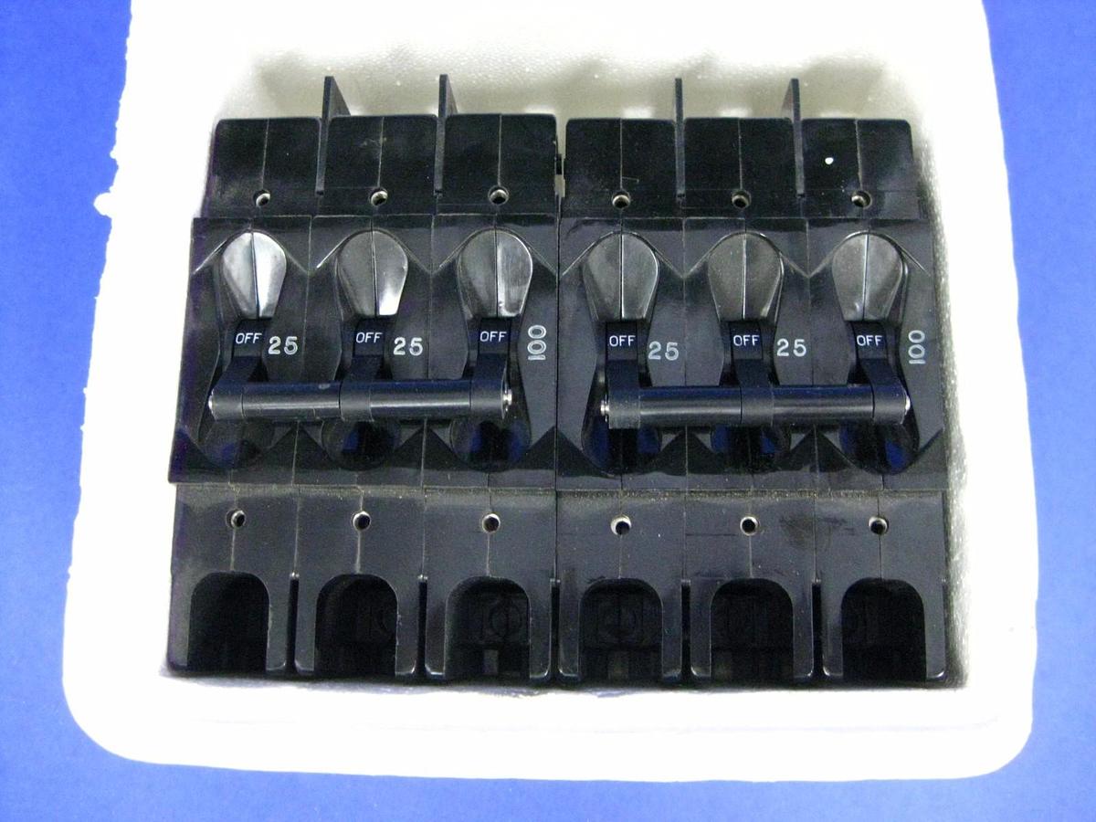 Airpax 219-3-2877-1, 3 Pole 277/480 V Magnetic Circuit Breaker - LOT of 2 NEW