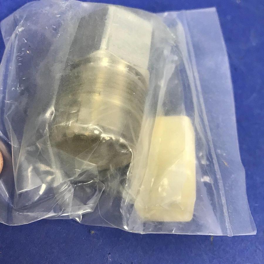 Used Ewal 57-712M4F-2 CGA 617 Cylinder Outlet Adapter, 1/4" NPT Female, New