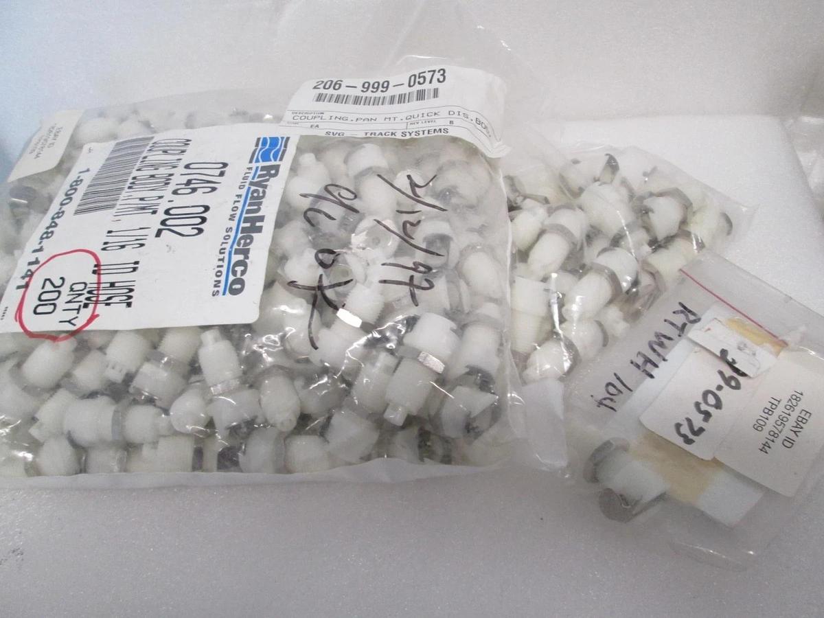 Ryan Herco, 0746.002, Coupling Body, P/MT 1/16 ID Hose, New, Lot of 227