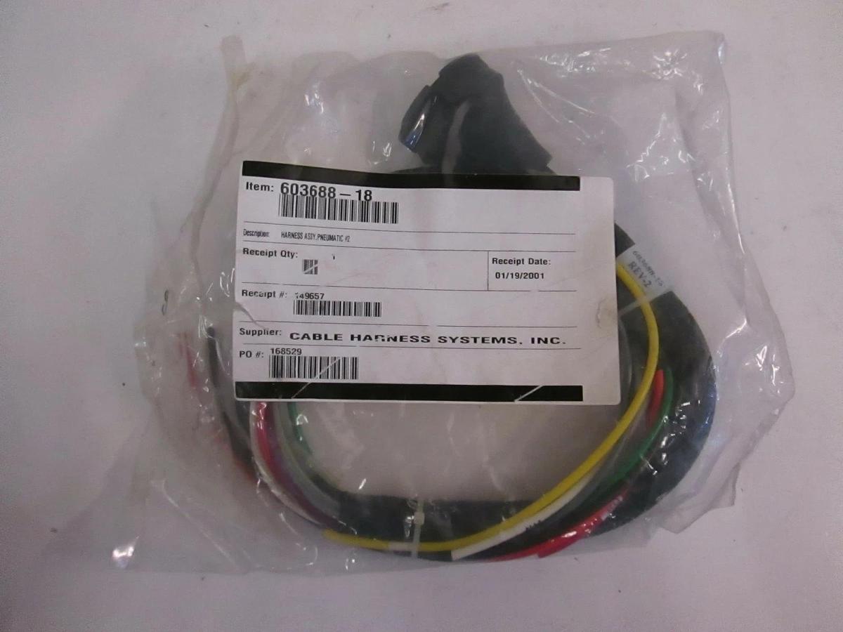 SVG Cable Harness Pneumatic #2 Assy, 603688-18, NIP