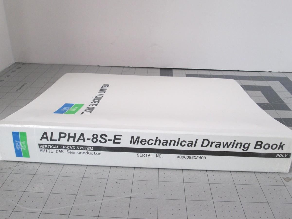 Used TEL Tokyo, ALPHA-8S-E, Mechanical Drawing Book POLY, Used
