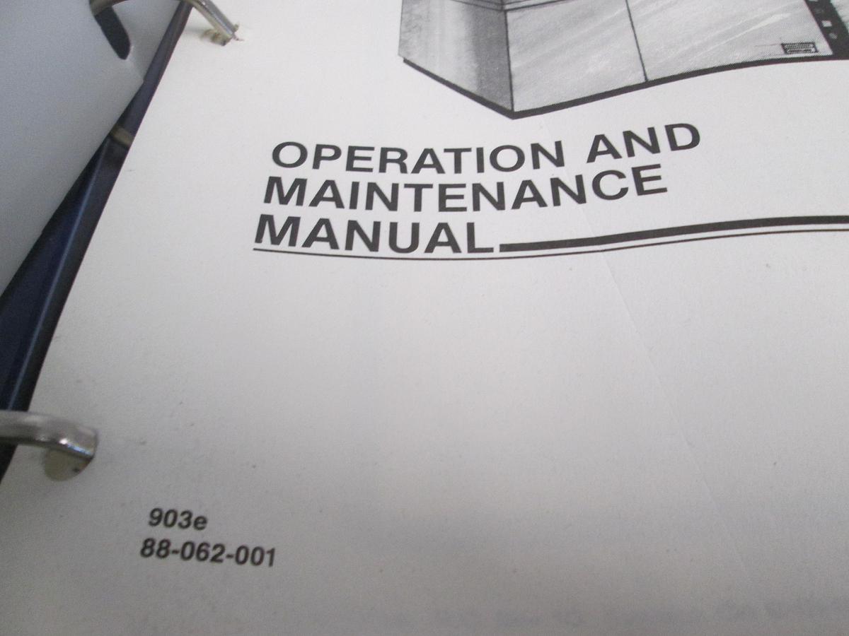 Used TEGAL,903E, Plasma Etcher Operation Maintenance Manual P/N 88-062-001
