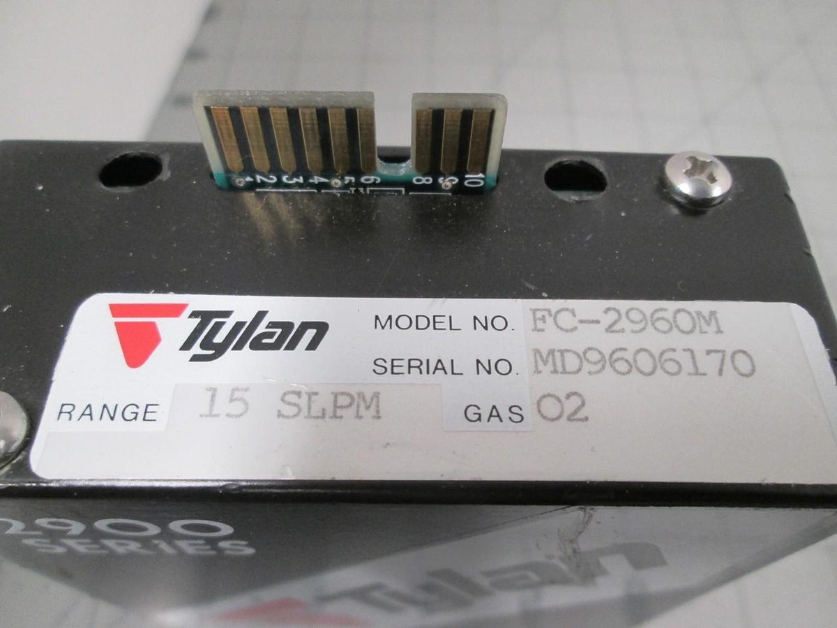 Used Tylan, FC-2960M, 15 SLPM, O2, Mass Flow Controller, New