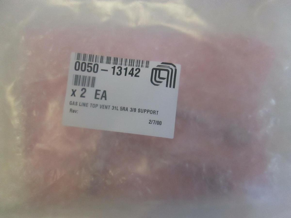 AMAT, 0050-13142, Gas Line Top Vent 31L 5RA 3/8 Support, New, Lot of 2
