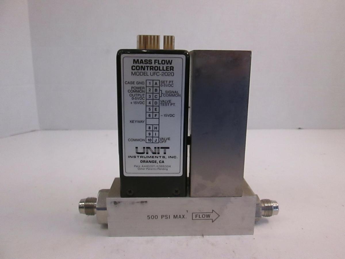 Used Unit UFC-2020 Mass Flow Controller, NH3, 10 SLM, 1/4" MVCR, Used