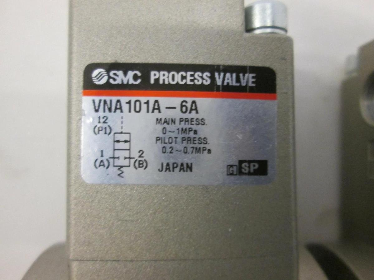Used SMC, VNA101A-6A, Process Valve, Used, Lot of 2