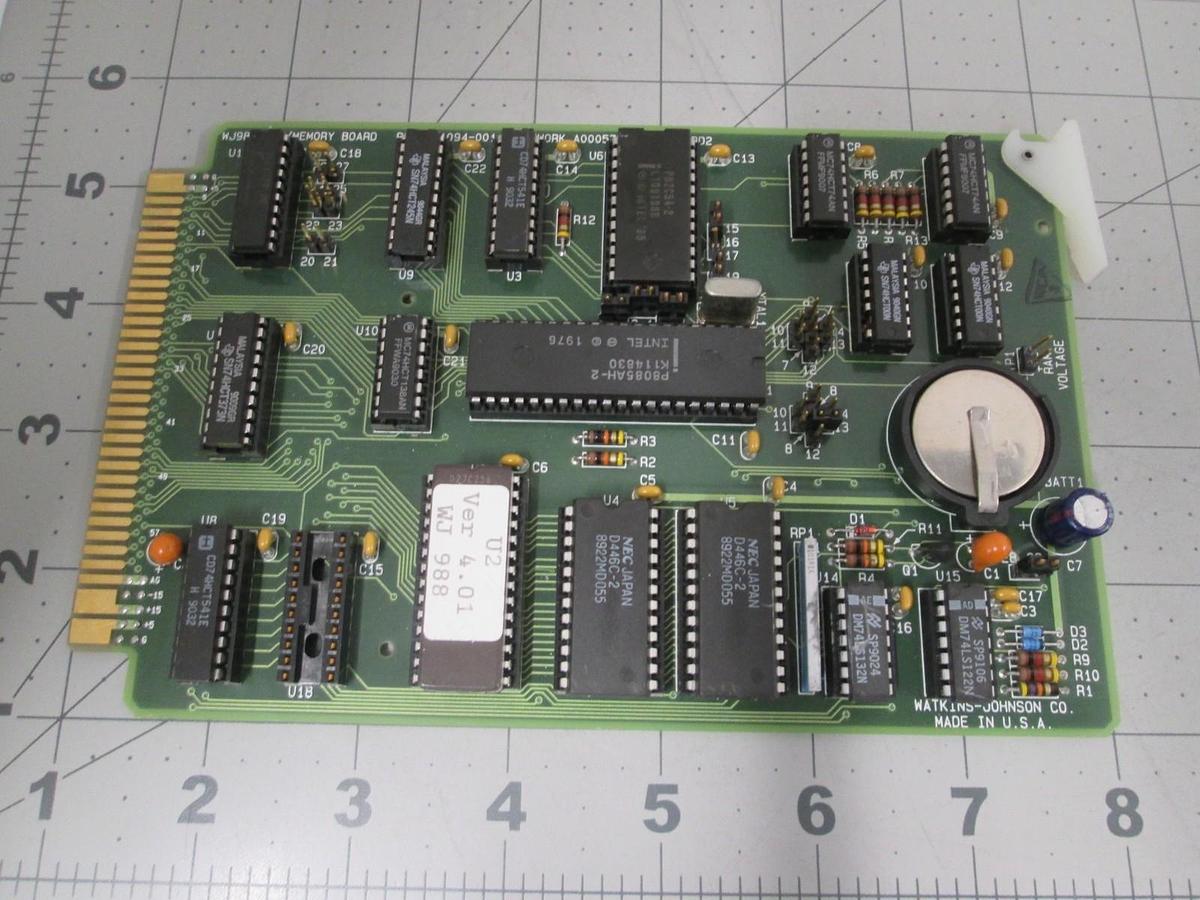 Used Watkins Johnson, 901095-001, CPU Memory PCB Assy, New