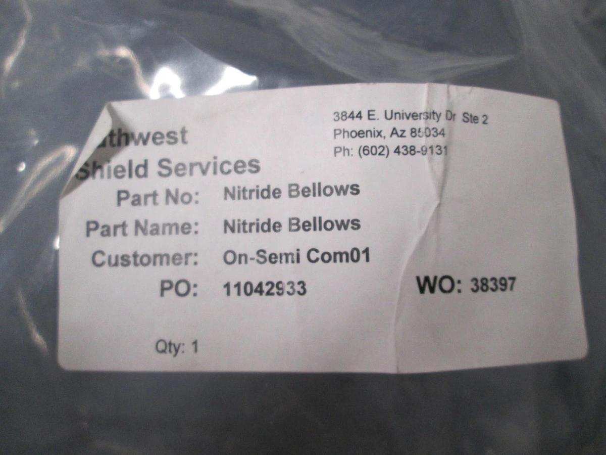 Northwest Shield Services, 6" Nitride Bellows, 11042933, New