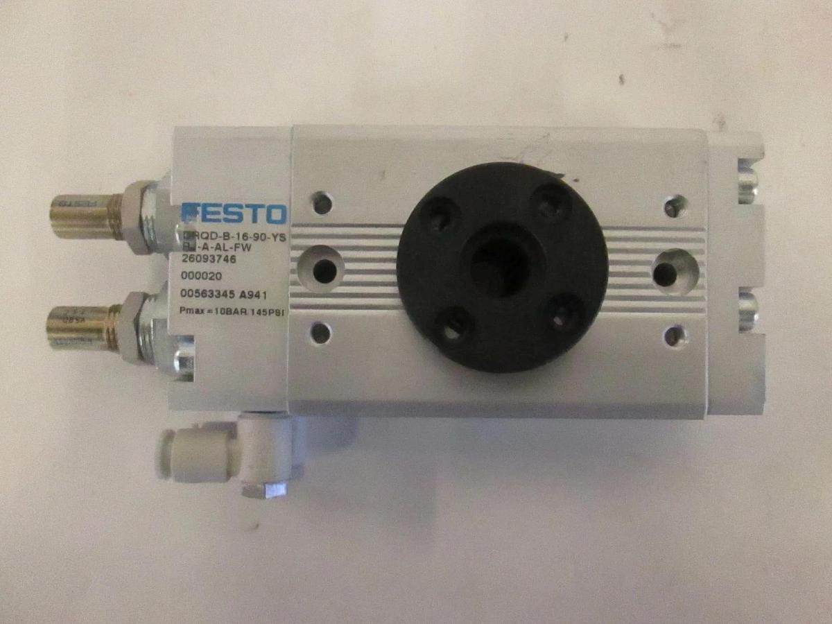 Used Festo DRQD-B-16-90, Rotary Drive Actuator, Used
