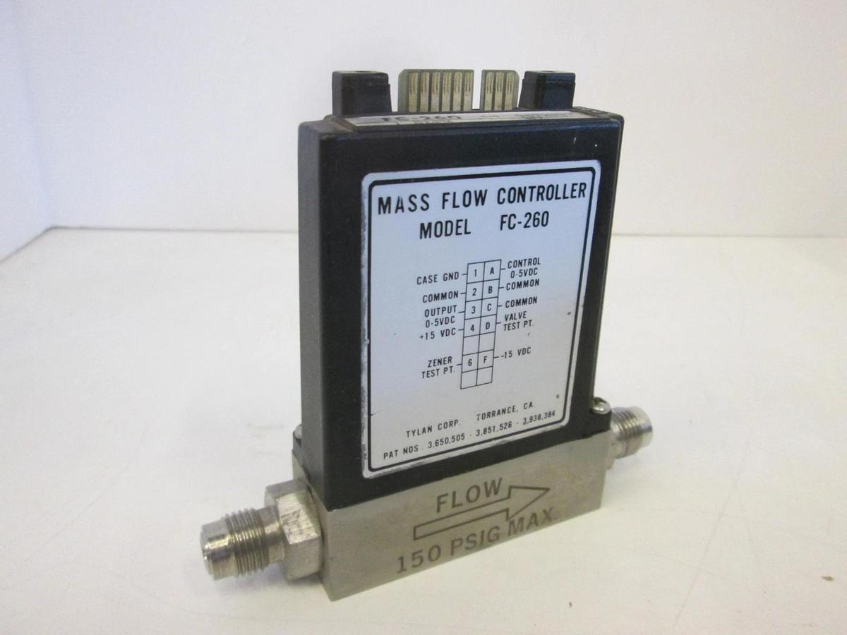 Used Tylan, FC-260, Mass Flow Controller, H2, 1 SLPM, Used