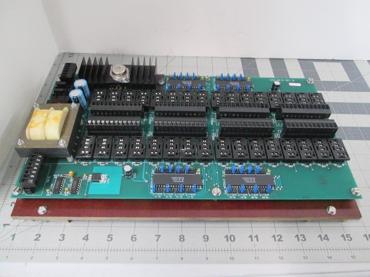 Used Bacharach, Model 6805, 8-Channel Backplane PCB Assy, New