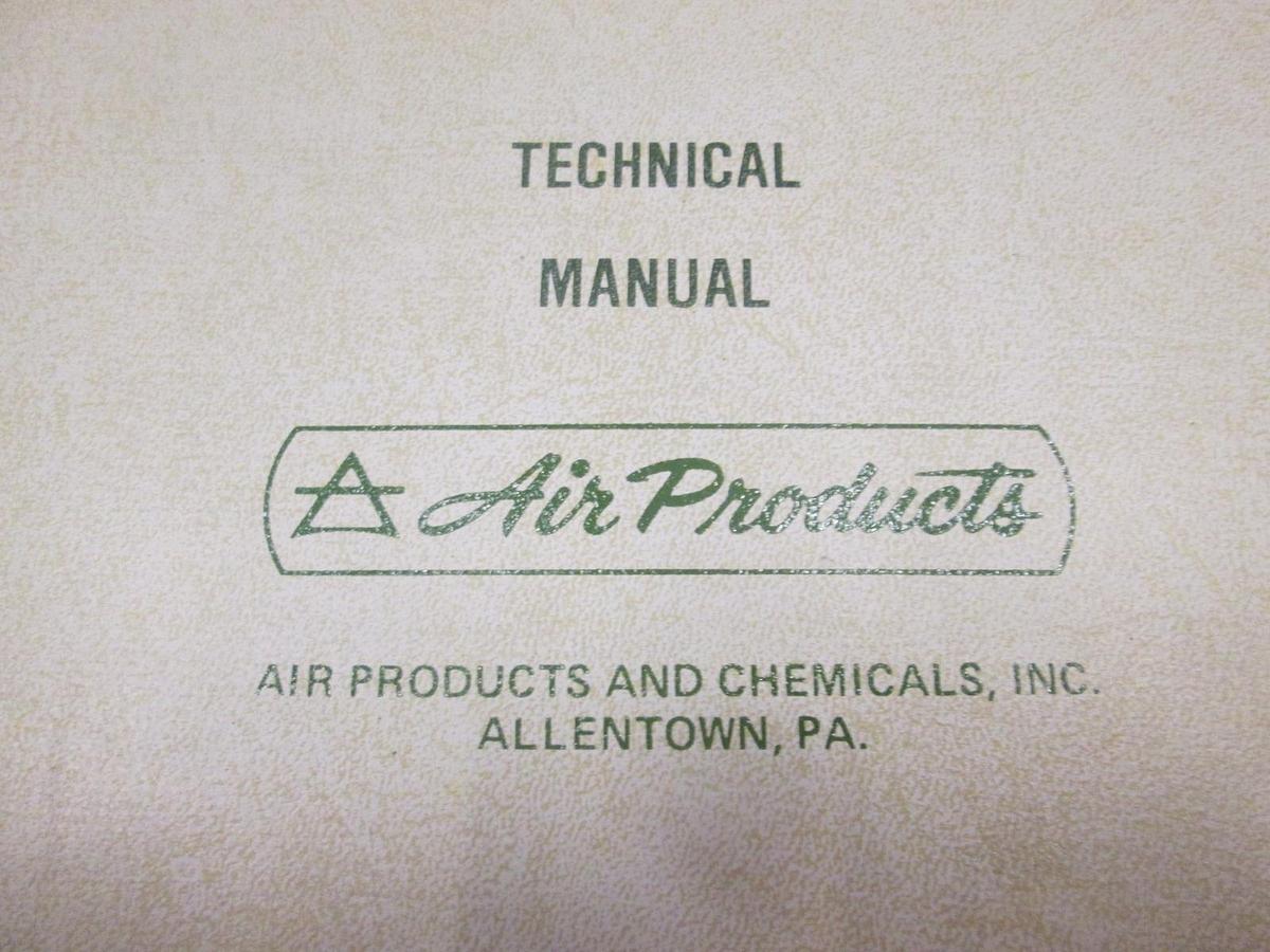 Used Air Products, 254775A, Compressor Module 1R04WSL Technical Manual, Used
