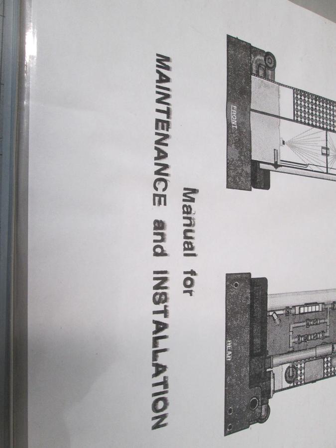 Used Airgard, STS-06 Series Fume Scrubber, Maintenance and Installation Manual, Used