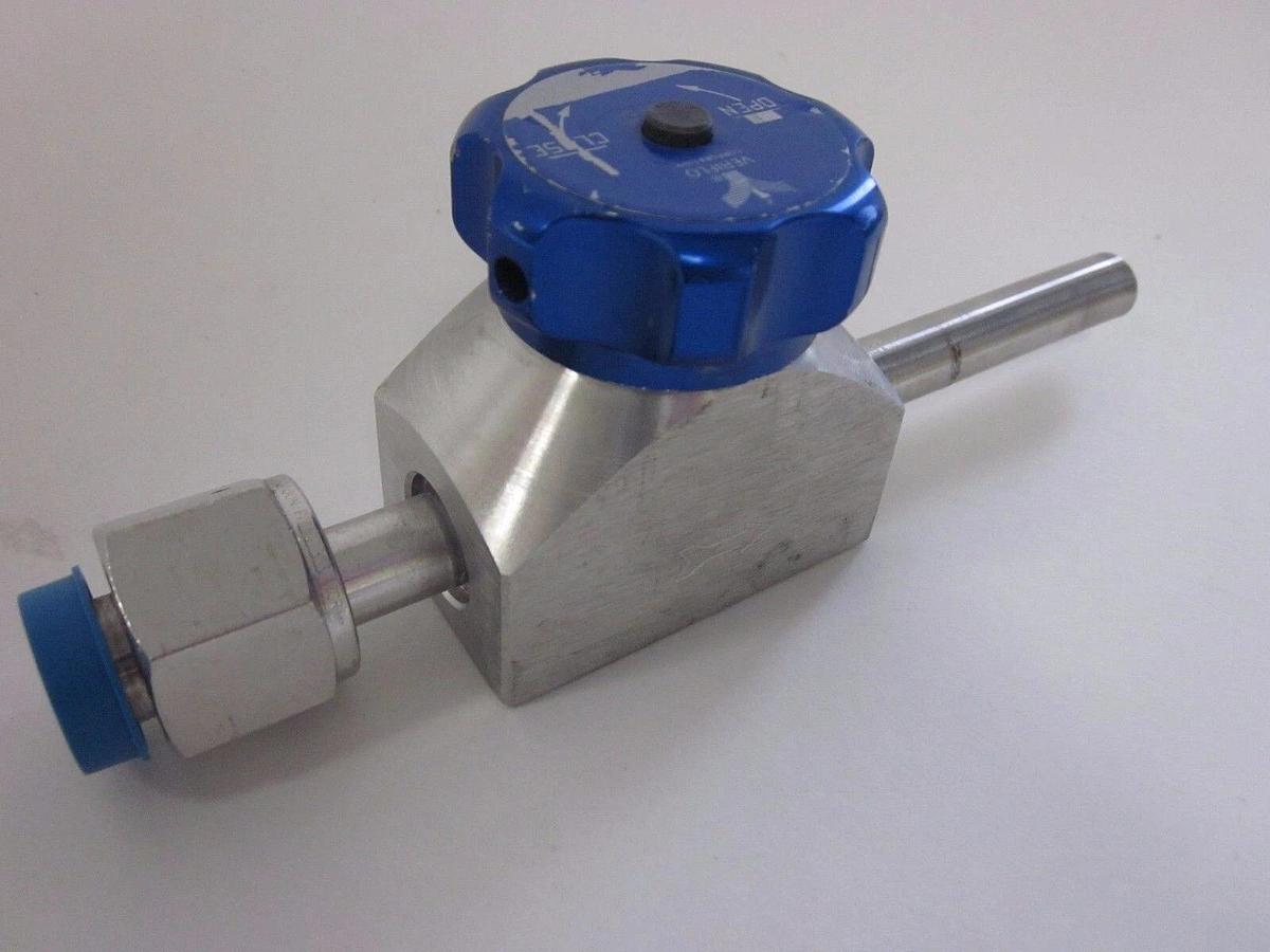 Used Veriflo 935VCR8FTS8XYK High Flow Valve, High Purity, 1/2"Tube x 1/2"FVCR