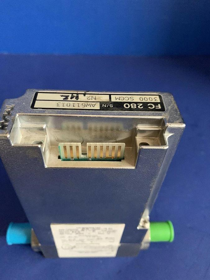 Used Tylan FC-280 Mass Flow Controller, 3000 SCCM, N2 / H2, 1/4" MVCR , Used