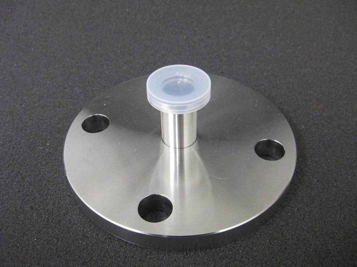 Stainless Steel Vacuum Fitting: 5" F Flange to NW16 Adapter