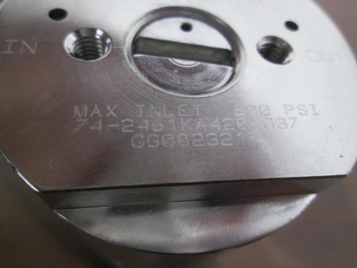 Used Tescom, 74-2461KA420-037, 60 PSI Regulator, Used