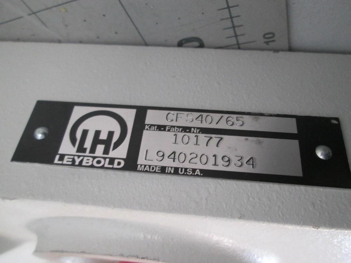 Used Leybold, CFS40-65, Main-Flow Chemical Filter Assy, New