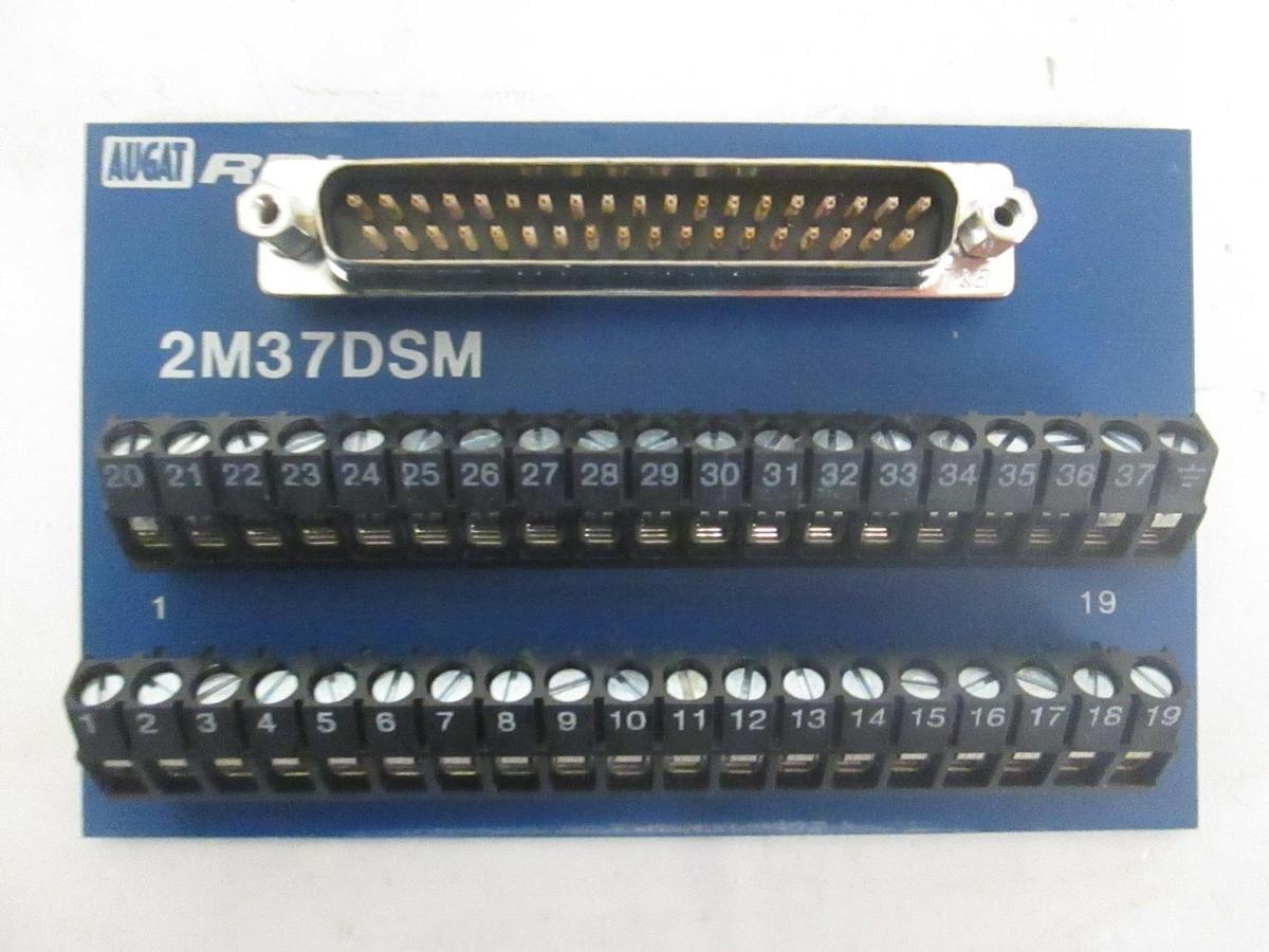 Used Augat RDI, 2M37DSM, Terminal Block Interface Module, PCB, Used