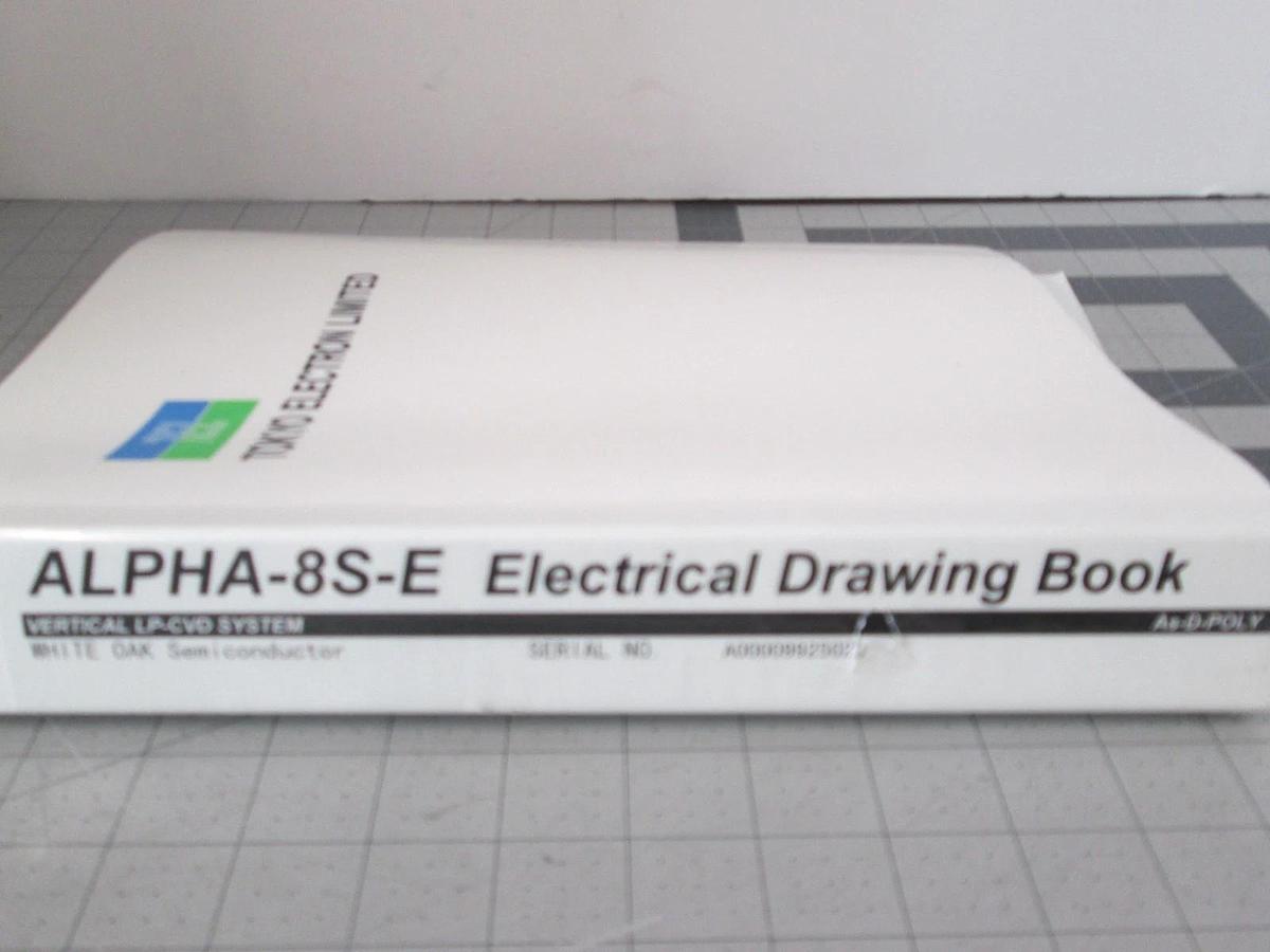 Used TEL Tokyo, ALPHA-8S-E, Electrical Drawing Book As-D-POLY, REV 1.0, Used