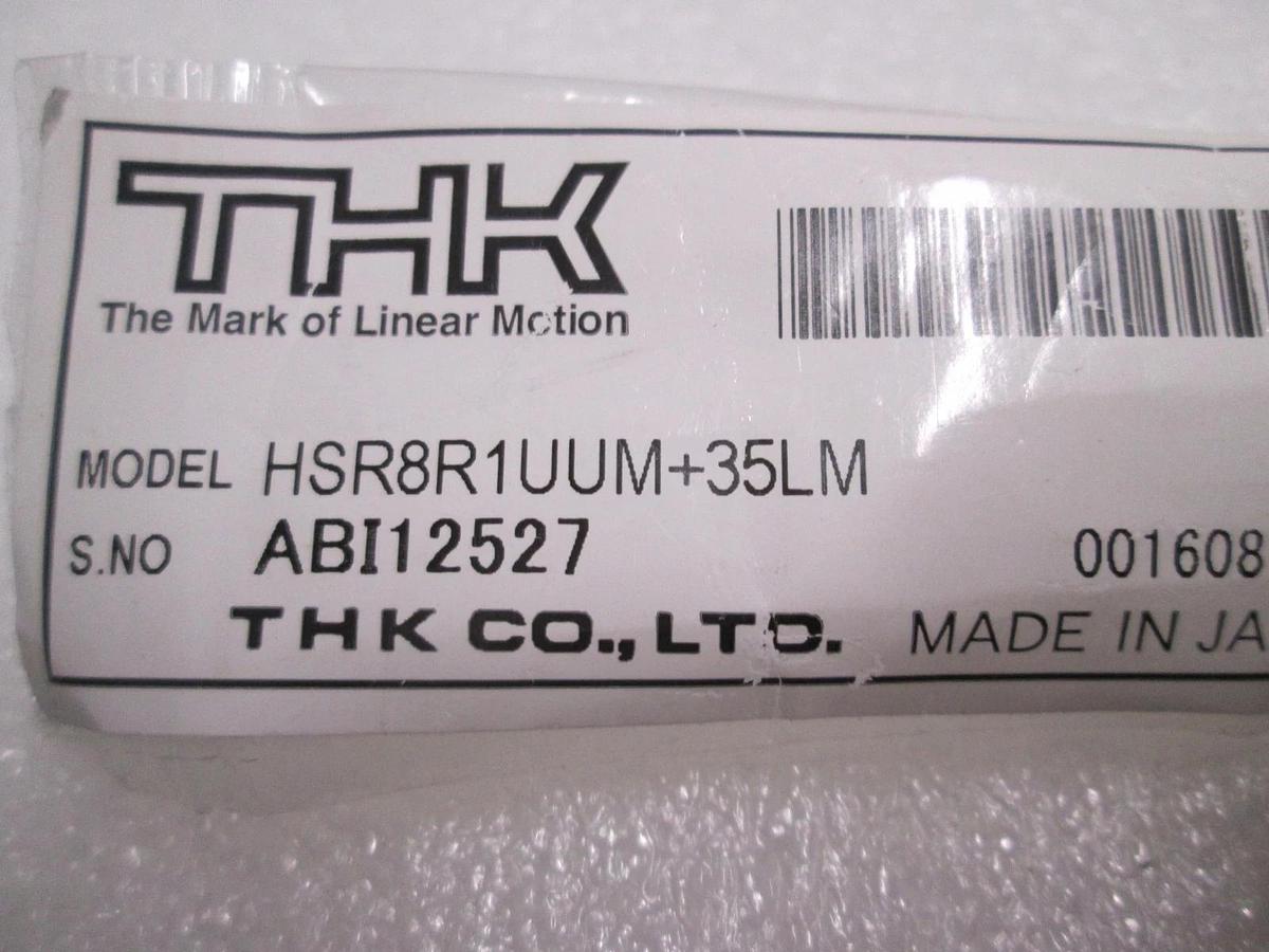 THK, HSR8R1UUM+35LM, Linear Bearing Block w/ Slide Rail, New