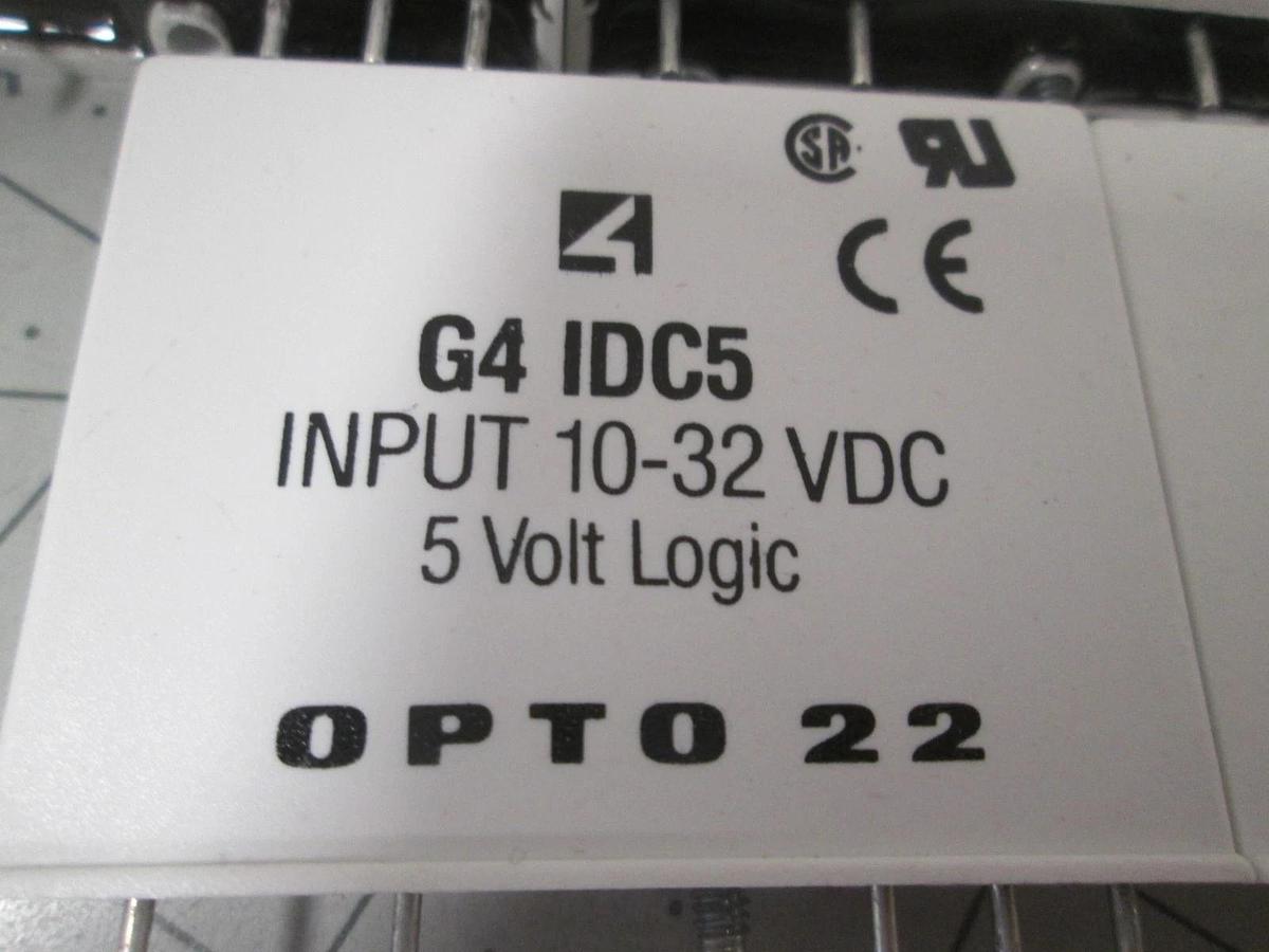 Used Opto 22, G4 IDC5, Digital Input Module, 10-32 VDC, Used, Lot of 5
