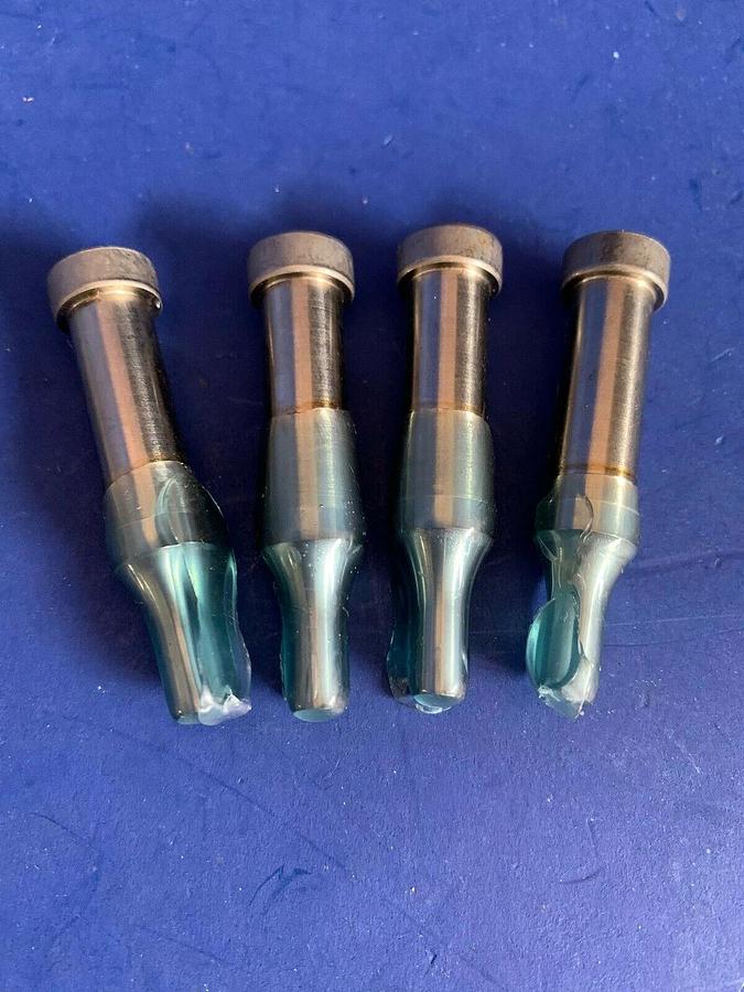 Anchor Danly Punchrite Round Perforating Punches, A2CP37 x 2.00, Lot of 4 New