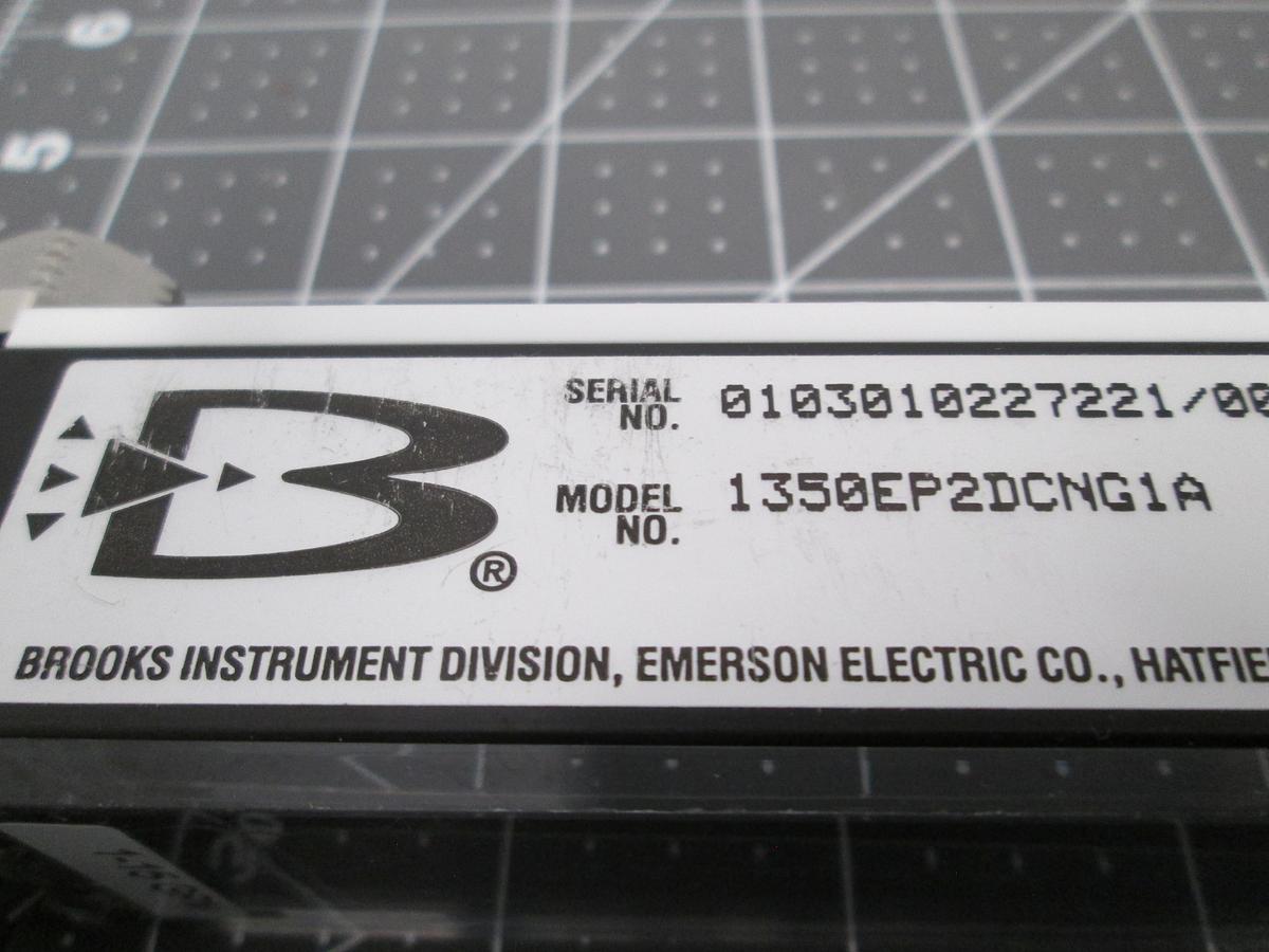 Used Brooks Instruments 1350EP2DCNG1A Sho-Rate Flowmeter 1-15 GPH