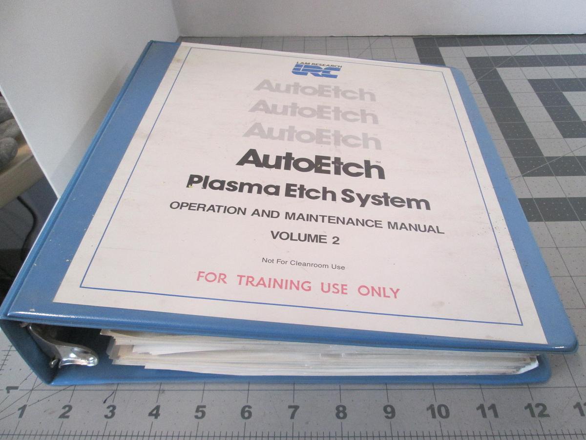 Used LAM Research, 490/590 Autoetch Plasma Etching System, Volume 2, Electrical Drawings and Schematics,, Used