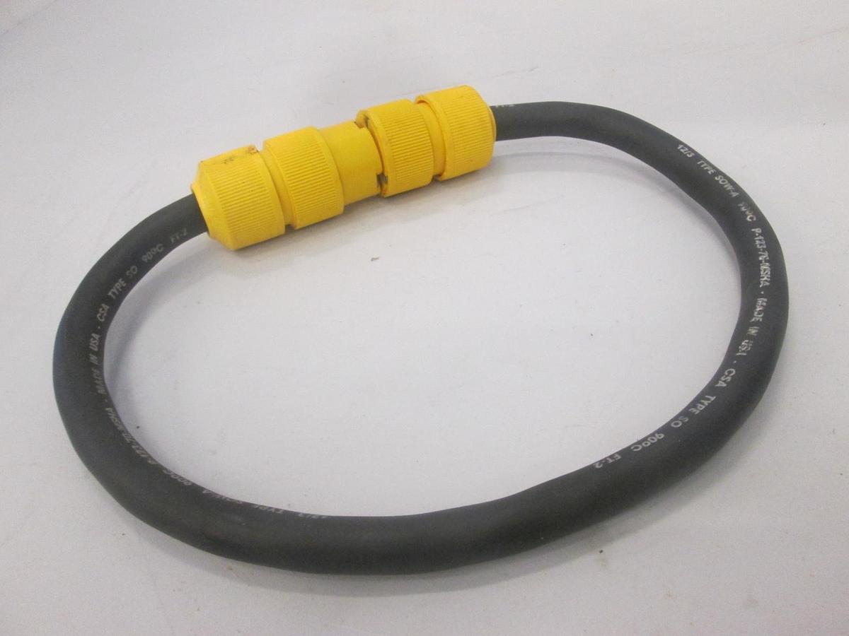 Used Carol, P-123-70-MSHA, Type SOW-A, 12/3, Power Cord Cable, 27", Used